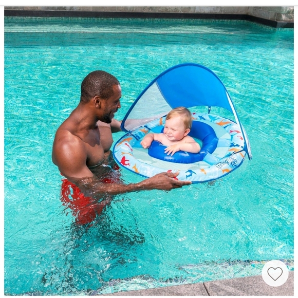Swimways Other - Swimways Sun Canopy Spring Float With Hyper-Flate Valve  - Shark